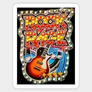 Rock Rage Logo Sticker